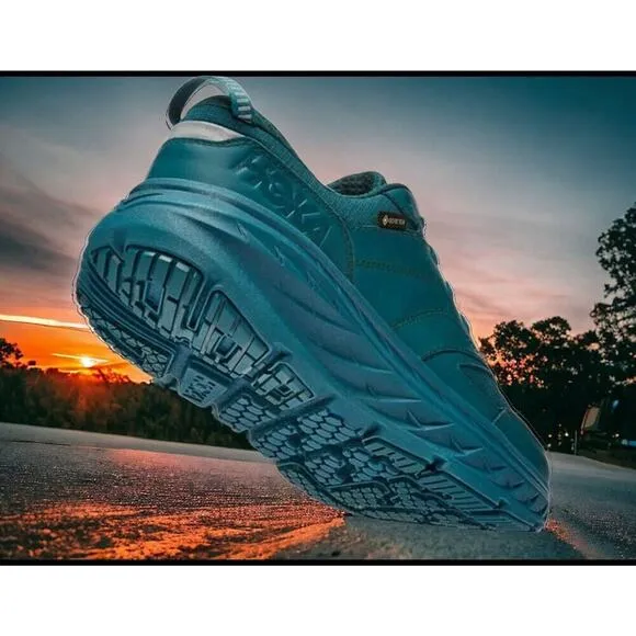 Hoka One One Bondi Gore-Tex Dark Teal Shoes Mens Size 9 Fast Shipping NEW UNWORN
