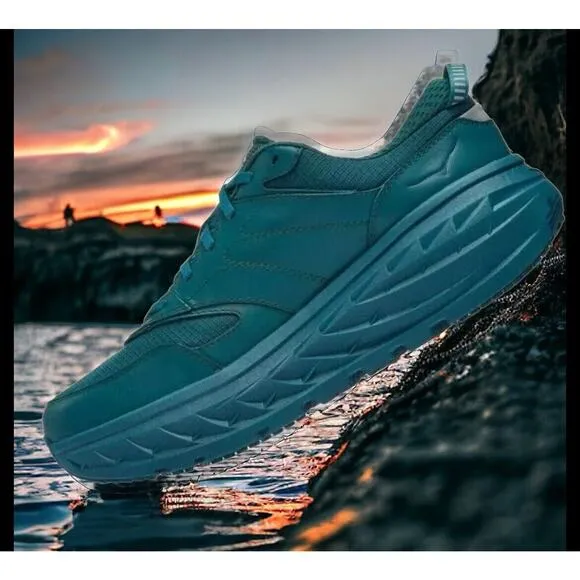 Hoka One One Bondi Gore-Tex Dark Teal Shoes Mens Size 9 Fast Shipping NEW UNWORN