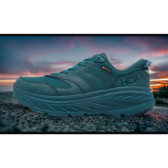 Hoka One One Bondi Gore-Tex Dark Teal Shoes Mens Size 9 Fast Shipping NEW UNWORN
