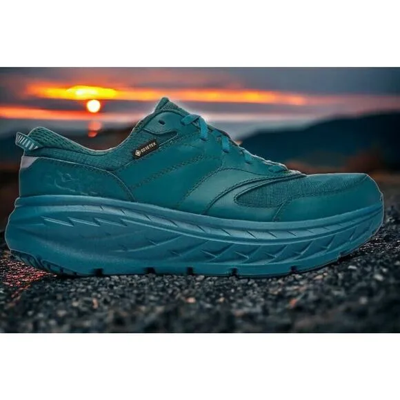 Hoka One One Bondi Gore-Tex Dark Teal Shoes Mens Size 9 Fast Shipping NEW UNWORN