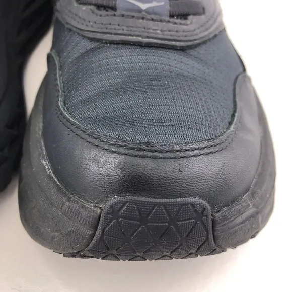 Hoka One One Bondi L GTX Black Leather Running Shoes 8