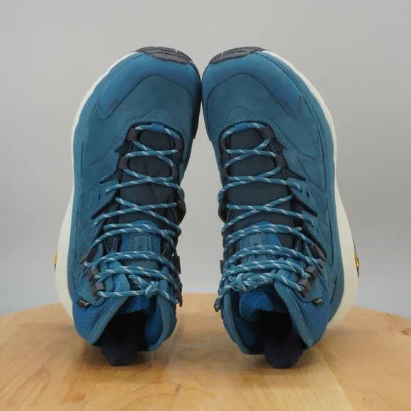 Hoka One One Kaha 2 GTX Mid Womens Size 6.5 Shoes Blue Coral Hiking Trail NEW