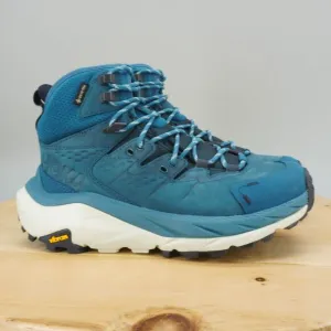 Hoka One One Kaha 2 GTX Mid Womens Size 6.5 Shoes Boots Blue Hiking Trail NEW
