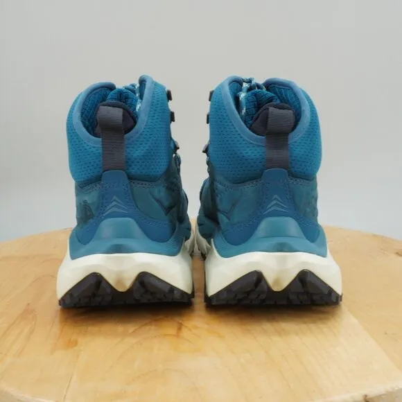 Hoka One One Kaha 2 GTX Mid Womens Size 6.5 Shoes Boots Blue Hiking Trail NEW