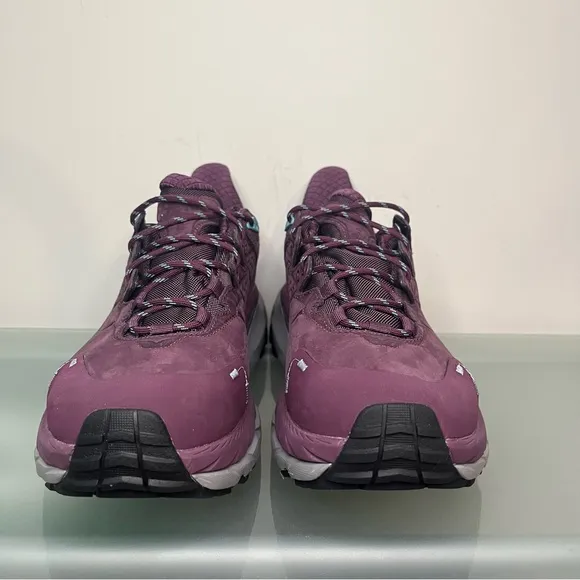 Hoka One One Kaha 2 Low GTX Waterproof Grape Wine Hiking Shoes Women’s Size 6.5