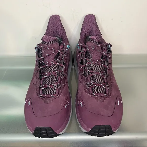 Hoka One One Kaha 2 Low GTX Waterproof Grape Wine Hiking Shoes Women’s Size 6.5