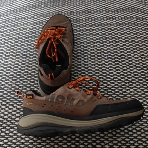 HOKA ONE ONE Men's TOR SUMMIT WP Brown Burnt Orange US 8.5