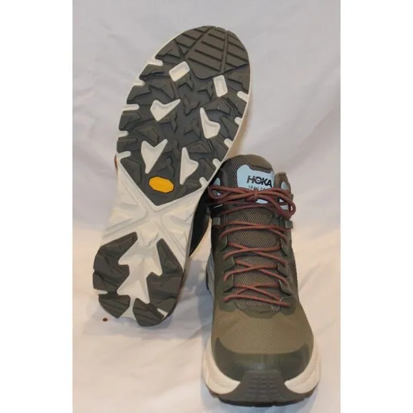Hoka One One Men's Trail Code GTX Gore-Tex Hiking Boot Shoes Green STIM 11.5 NIB
