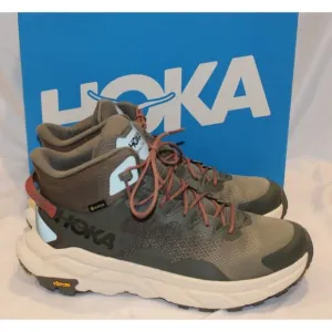 Hoka One One Men's Trail Code GTX Gore-Tex Hiking Boot Shoes Green STIM 11.5 NIB