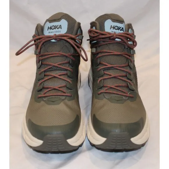 Hoka One One Men's Trail Code GTX Gore-Tex Hiking Boot Shoes Green STIM 11.5 NIB