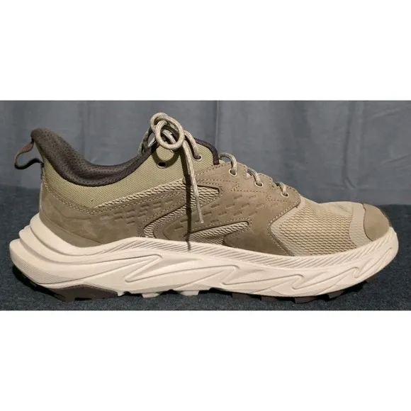 Hoka One One Shoes Men Size 13D Anacapa 2 Low Gore-Tex GTX Dune Tan Hiking NEW