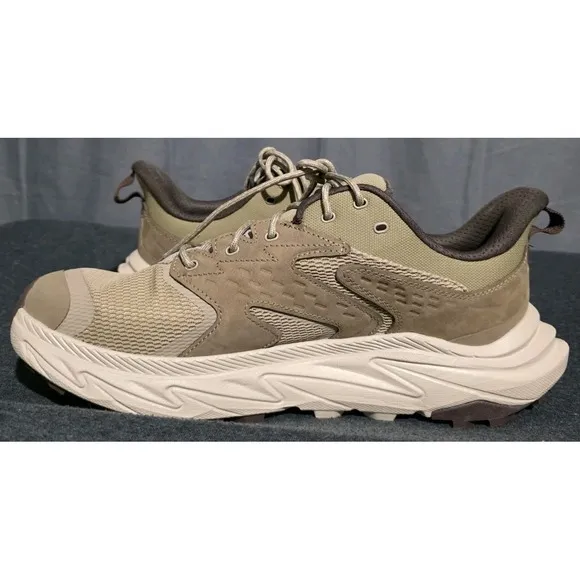 Hoka One One Shoes Men Size 13D Anacapa 2 Low Gore-Tex GTX Dune Tan Hiking NEW