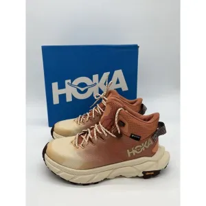 Hoka One One Trail Code GTX Womens Size 10 B Hiking Shoes Sun Baked Shortbread