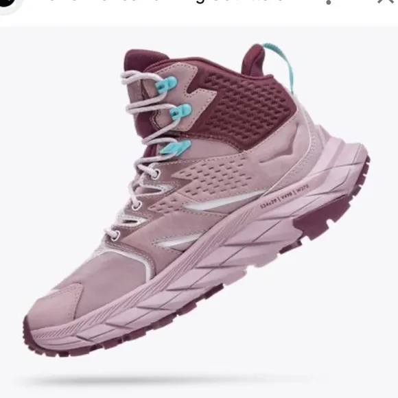 HOKA ONE ONE women Anacapa Mid GORE-TEX Hiking Shoes 10BElderberry/Grape wine