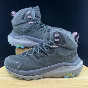 Hoka One One Womens Kaha 2 Mid GTX Hiking Boots Size 10 B Castlerock Gray New