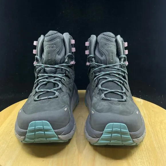 Hoka One One Womens Kaha 2 Mid GTX Hiking Boots Size 10 B Castlerock Gray New
