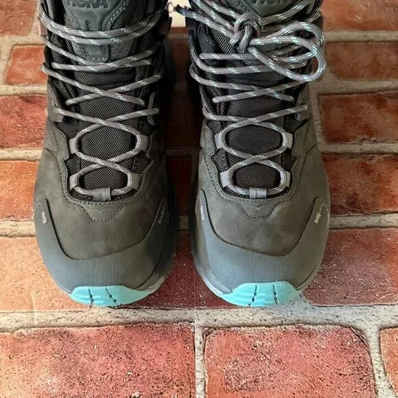 Hoka One One Women's Kaha 2 Mid GTX Hiking Boots Size 7.5 B Castlerock Gray New