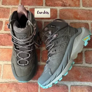 Hoka One One Women's Kaha 2 Mid GTX Hiking Boots Size 7.5 B Castlerock Gray New
