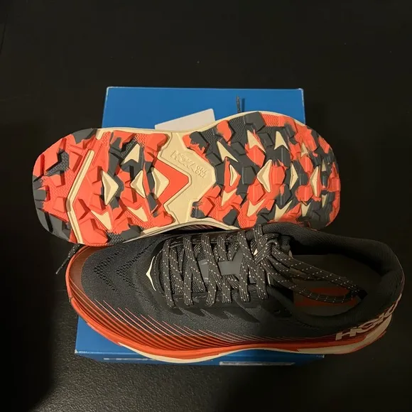 Hoka Torrent 2 Women Size 10.5 Running Shoes - Black and Orange