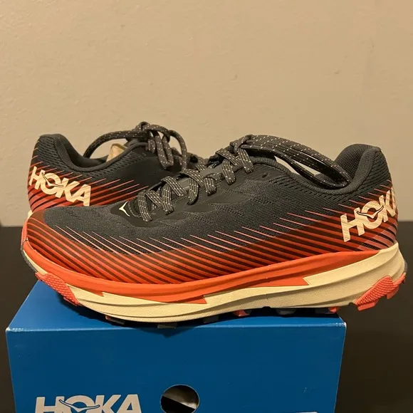 Hoka Torrent 2 Women Size 10.5 Running Shoes - Black and Orange
