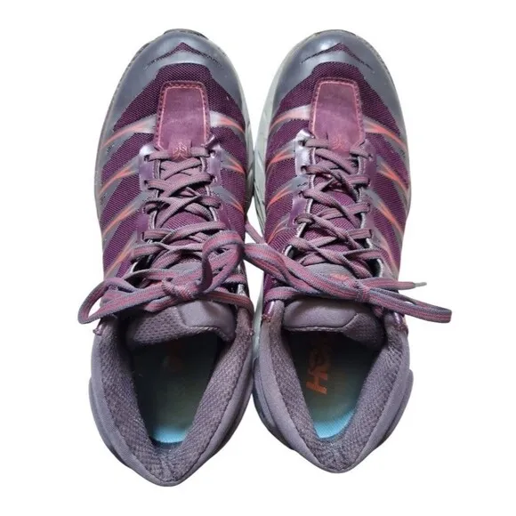 Hoka Women's Speedgoat Mid Waterproof Trail Running Shoes Size 7.5 Plum