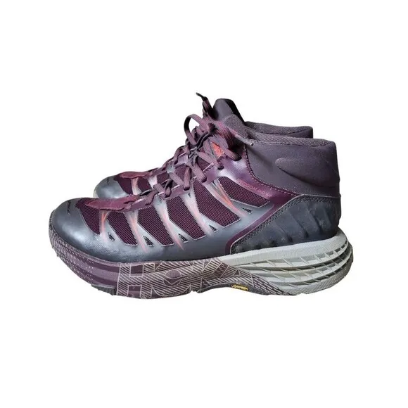 Hoka Women's Speedgoat Mid Waterproof Trail Running Shoes Size 7.5 Plum