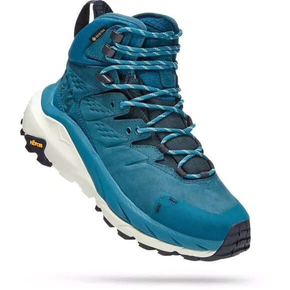 Hoka One One Kaha 2 Mid GTX Womens Size 8 (B) Shoes Blue Coral Hiking Trail