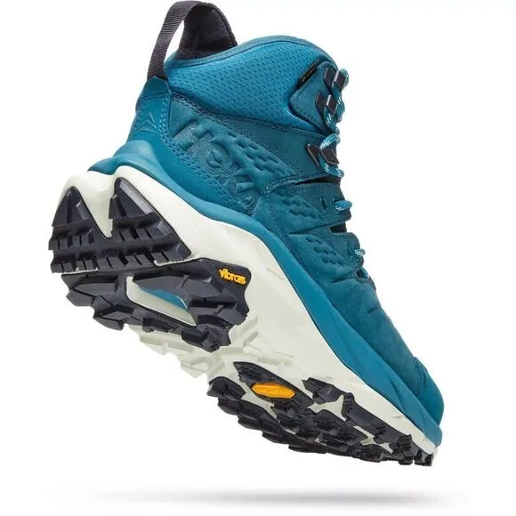 Hoka One One Kaha 2 Mid GTX Womens Size 8 (B) Shoes Blue Coral Hiking Trail