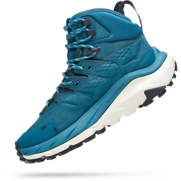 Hoka One One Kaha 2 Mid GTX Womens Size 8 (B) Shoes Blue Coral Hiking Trail