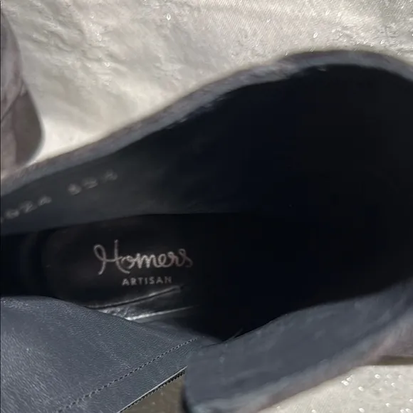 Homers Artisan sz 38.5 Elegant Gray Women's Ankle Boots