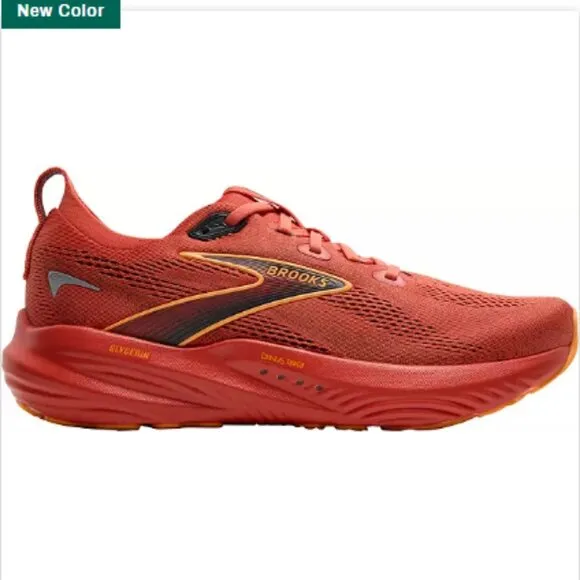 HOT COLOR!!!! Brooks Men's Glycerin 22 Running Shoes - Burnt Sienna