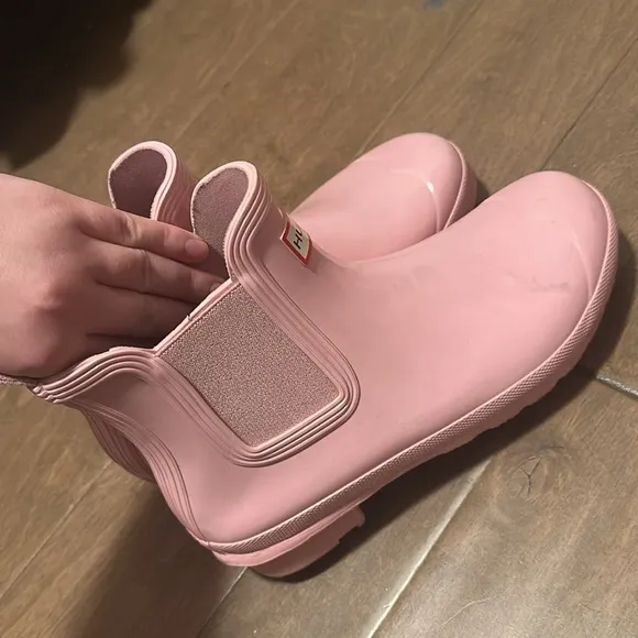 Hunter Blush Waterproof Boots