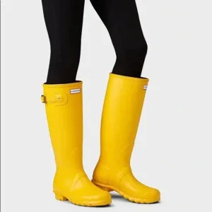 Hunter original tall waterproof weatherproof wellington wellies matte rain boots