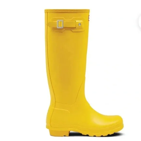 Hunter original tall waterproof weatherproof wellington wellies matte rain boots