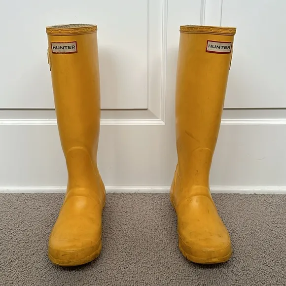 Hunter original tall waterproof weatherproof wellington wellies matte rain boots