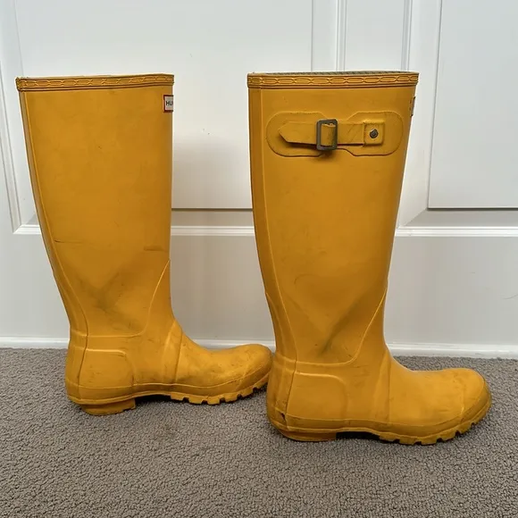 Hunter original tall waterproof weatherproof wellington wellies matte rain boots