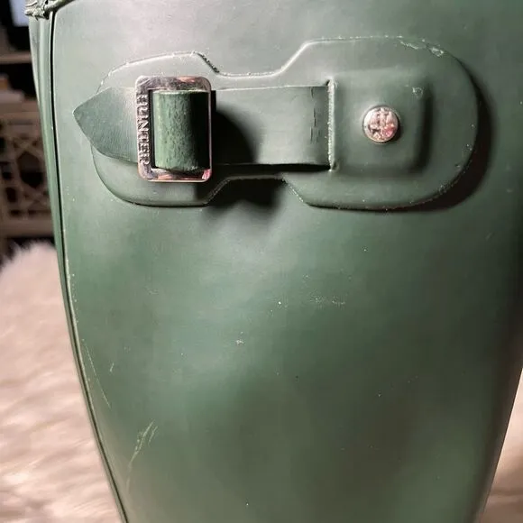 Hunter Tour Tall Rain Boots in Green