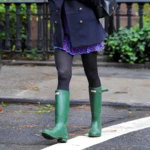 Hunter Tour Tall Rain Boots in Green
