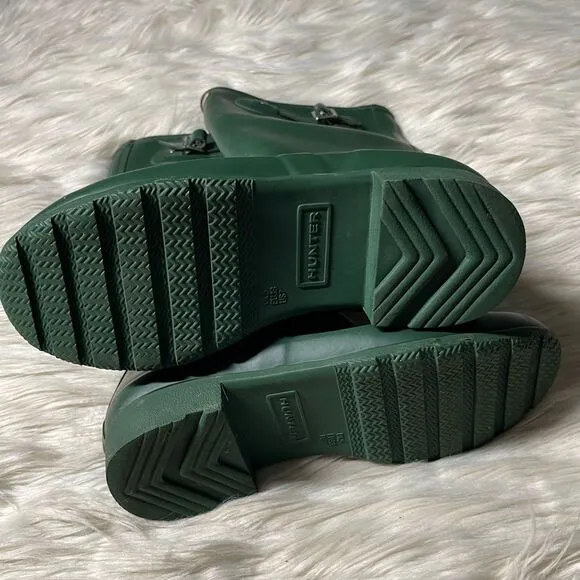 Hunter Tour Tall Rain Boots in Green