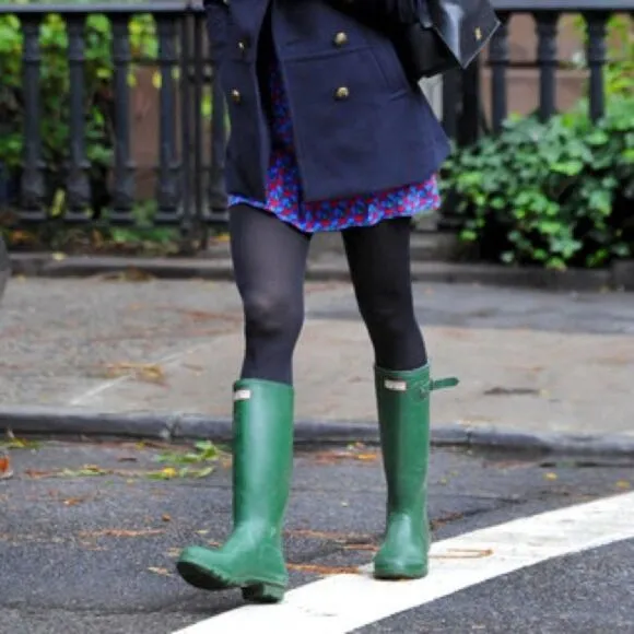 Hunter Tour Tall Rain Boots in Green