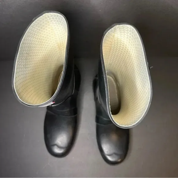 Hunter Women's Original Back Adjustable Short Rain Boots size 7M