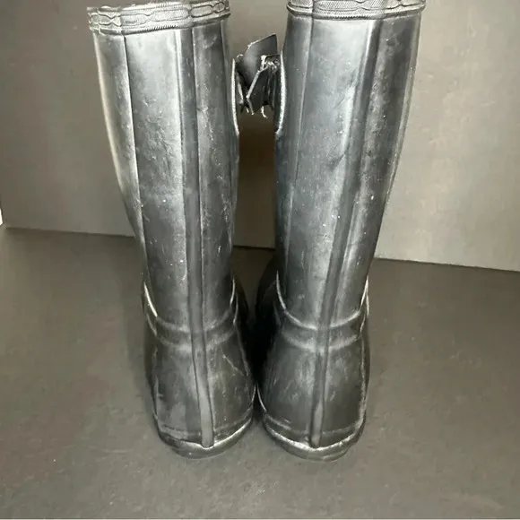 Hunter Women's Original Back Adjustable Short Rain Boots size 7M