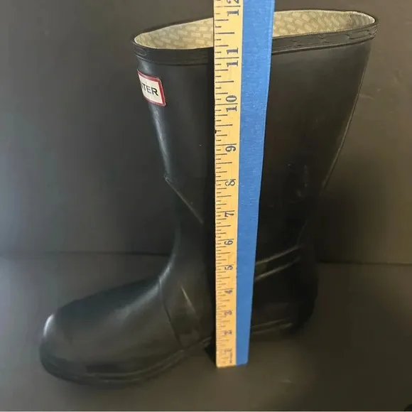 Hunter Women's Original Back Adjustable Short Rain Boots size 7M