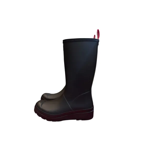 Hunter Women's PLAY™ Tall Rain Boots Size Black Size 7 Duck