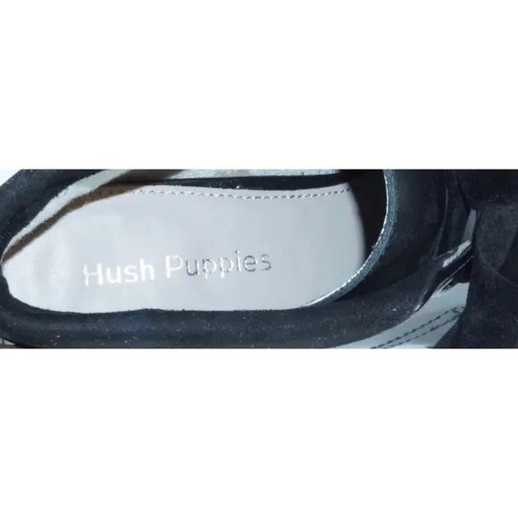 Hush Puppies Women's Black Bow Tie Ankle Boots 7