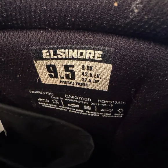 ICON ELSINORE MOTORCYCLE BOOTS SIZE 9.5