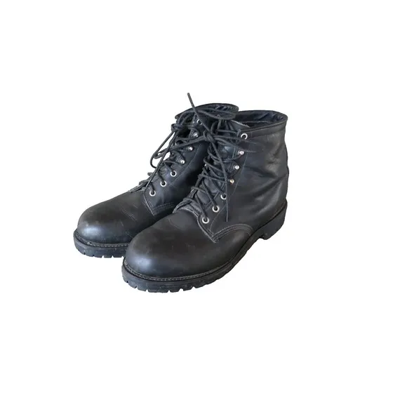 Indian Motorcycle Boots Mens Size 10 W Black Leather