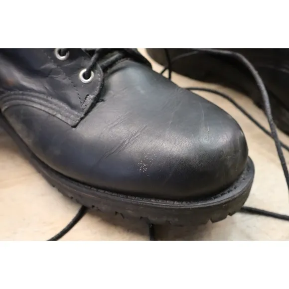 Indian Motorcycle Boots Mens Size 10 W Black Leather