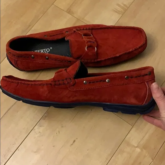 Italian Suede (real leather) loafers