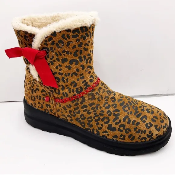 {I❤UGG} Leopard Print Bootie